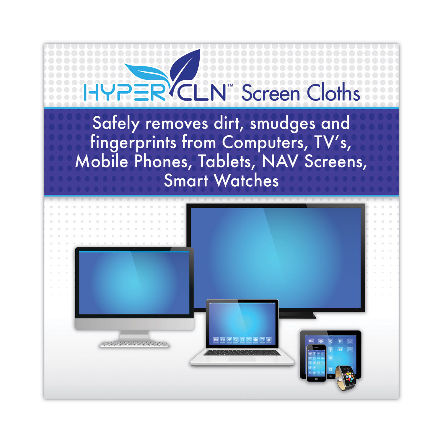 HYPERCLN Screen Cloths by Falconandreg; Safety Products FALHCNCL