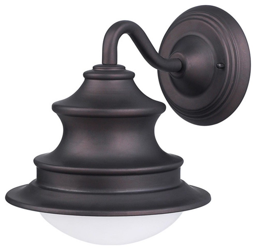 Canarm Wharf Outdoor 1 LT Down Light IOL122ORB  Oil Rubbed Bronze   Traditional   Outdoor Wall Lights And Sconces   by Lighting and Locks  Houzz