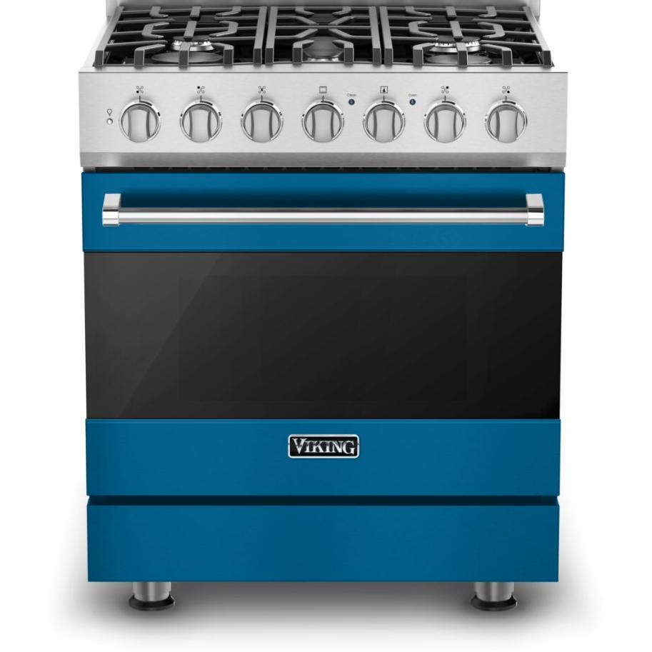 Viking 30-inch Freestanding Gas Range with ProFlow Convection Baffle RVGR3302-5BAB