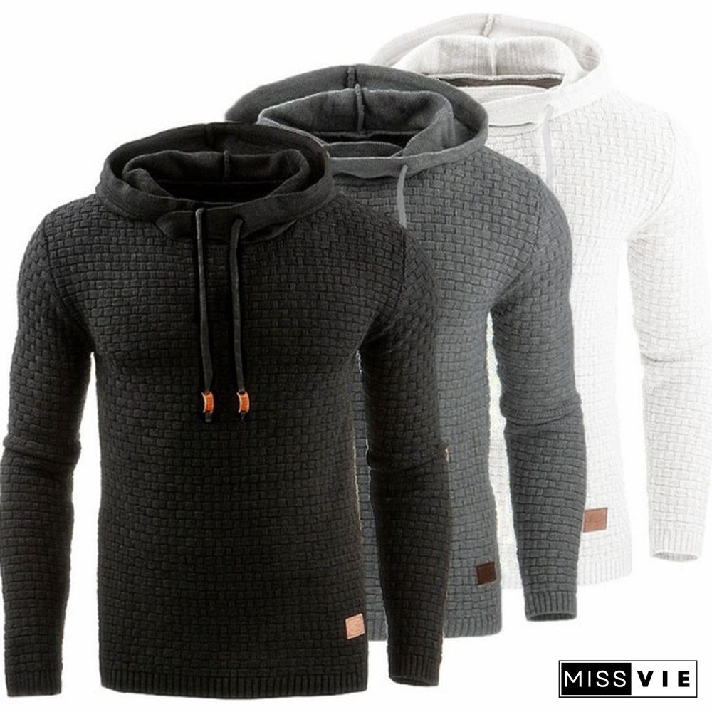 S-5Xl Men's Autumn And Winter Hoodie Warm Hooded Sweatshirt Coat Jacket Outwear Sweater(Asian Size Is Too Small, Please Choose The Bigger Size.)