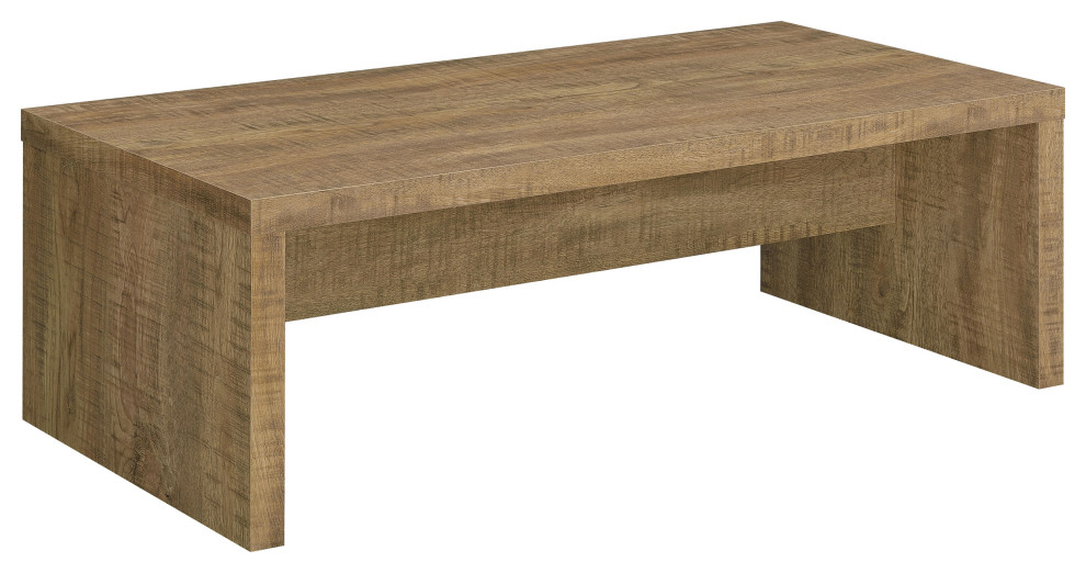 Lynette Rectangular Engineered Wood Coffee Table Mango   Modern   Coffee Tables   by Modon  Houzz