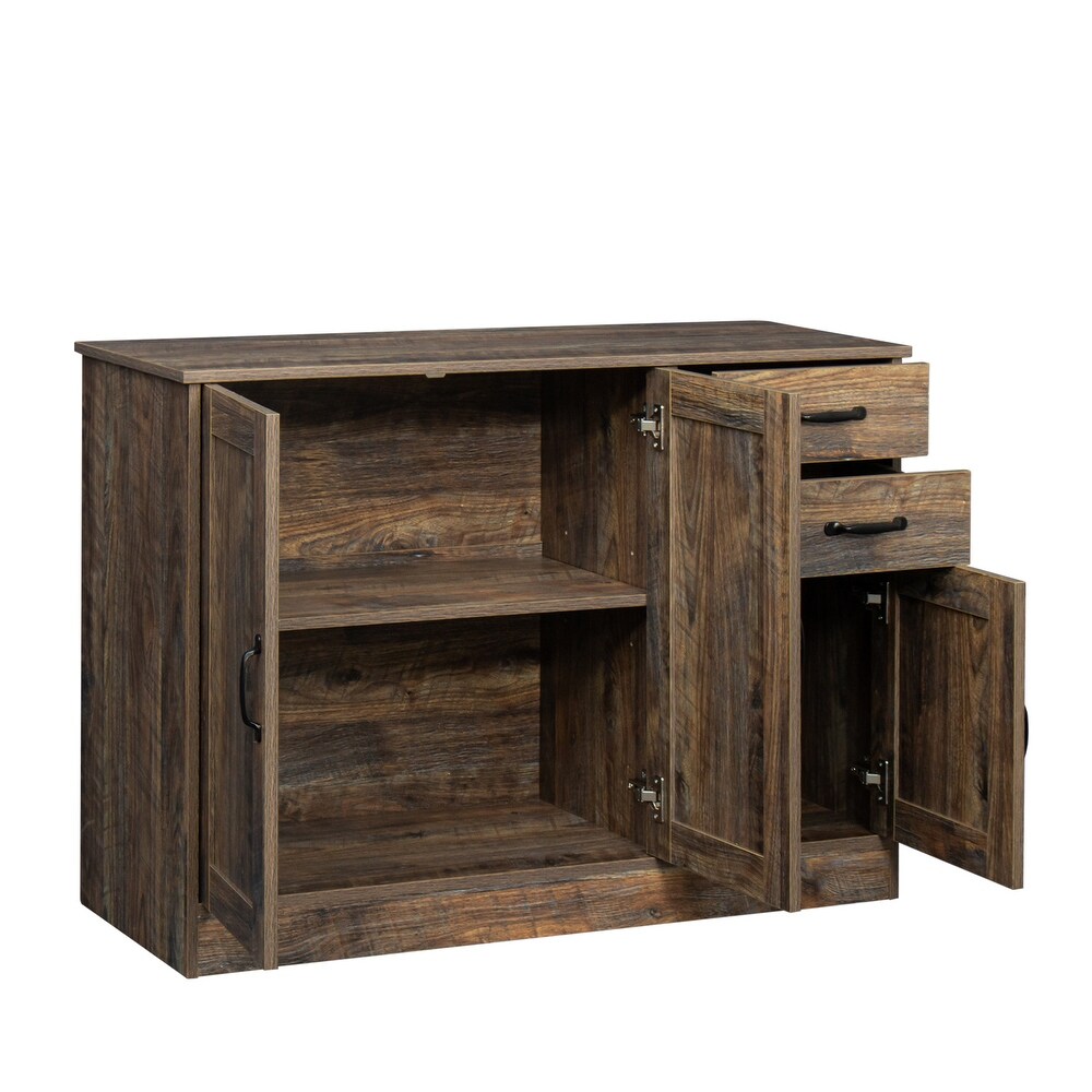 Clihome 43in. Wood Entryway Serving Storage Cabinet Buffet Sideboard