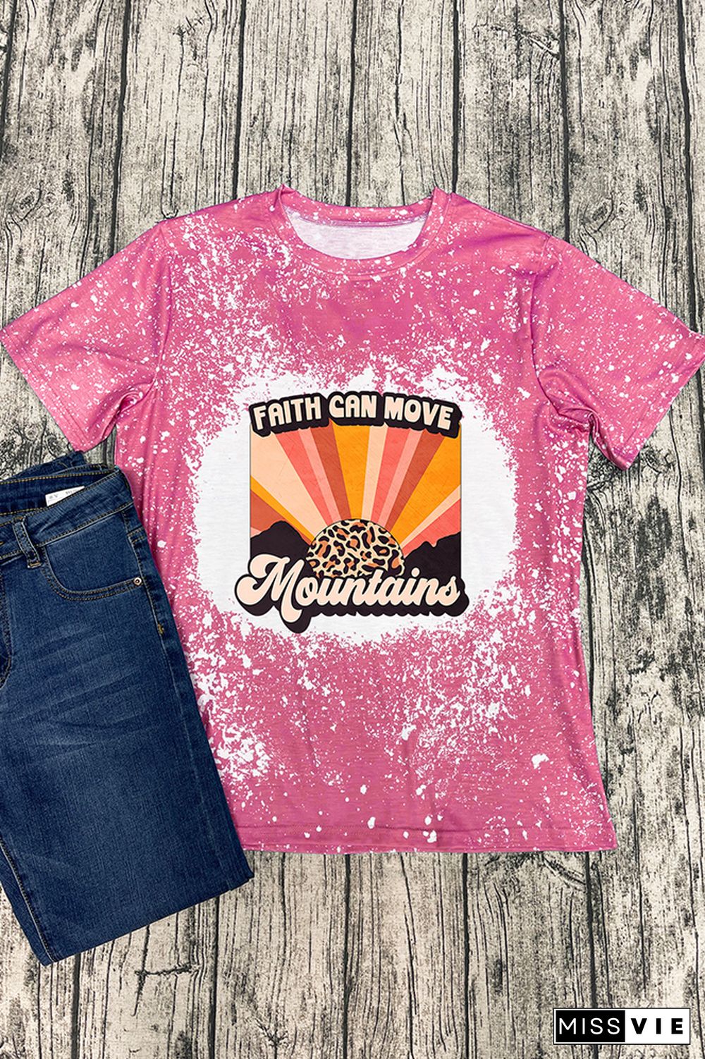 Faith Can Move Mountains Graphic Tee Wholesale