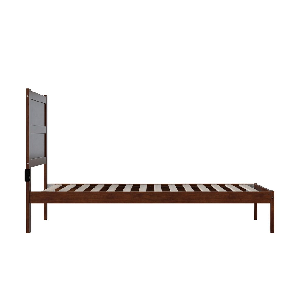 NoHo Twin XL Bed in Walnut