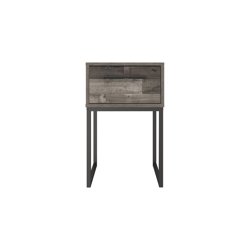 Ashley Furniture Neilsville Multi Gray Single Drawer Night Stand