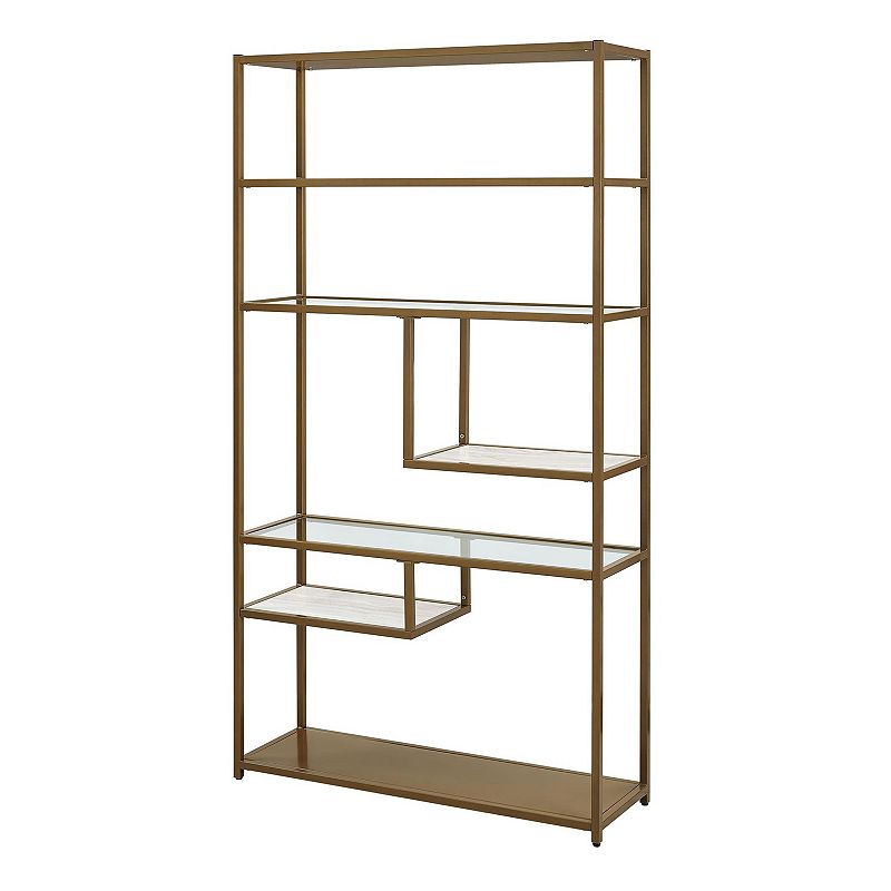 Dorel Living Moriah Geometric Bookcase Etagere