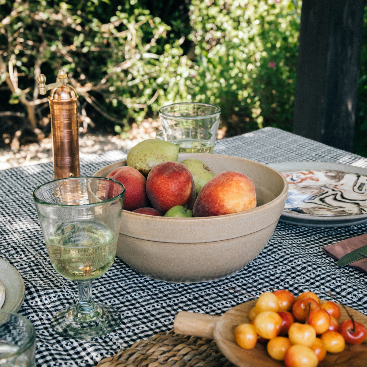 Nickey Kehoe Large Serving Bowl in Flax