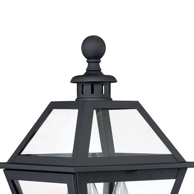 Vaxcel Nottingham 3 Light Post Light Textured Black