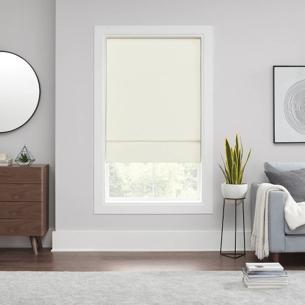 Kylie 100 Total Blackout Cordless Roman Blind And Shade Eclipse