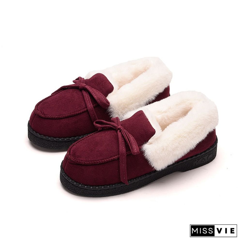 New Winter Warm Women Boots Home Plush Slippers Soft Indoor Shoes Home Slippers