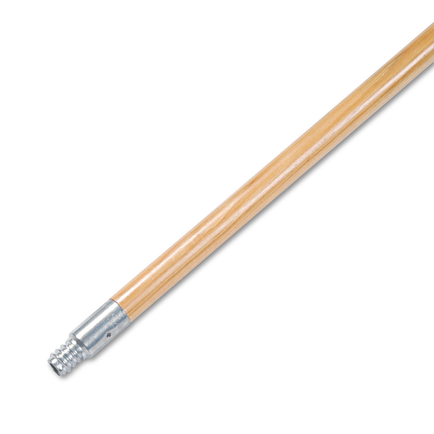 Metal Tip Threaded Hardwood Broom Handle by Boardwalkandreg; BWK136