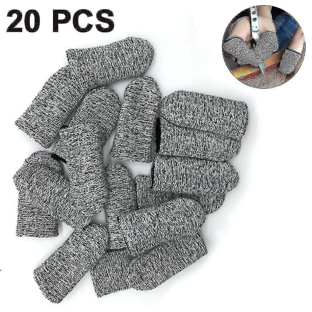 12/20 Pcs Finger Cots Cut Resistant Protector， Finger Covers For Cuts