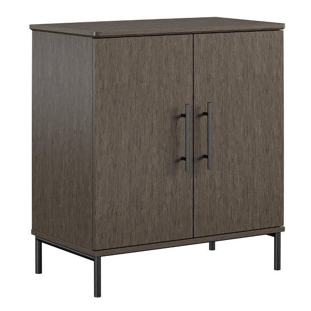 Vivinne Storage Cabinet Gray Oak Cosmoliving By Cosmopolitan