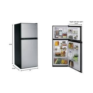 GE 11.6 cu. ft. Top Freezer Refrigerator in Stainless Steel ENERGY STAR GPE12FSKSB