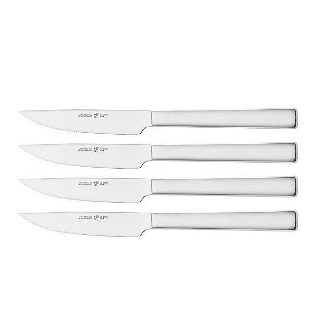 Henckels 4pc High Carbon Stainless Steel Blade Steak Knife Set