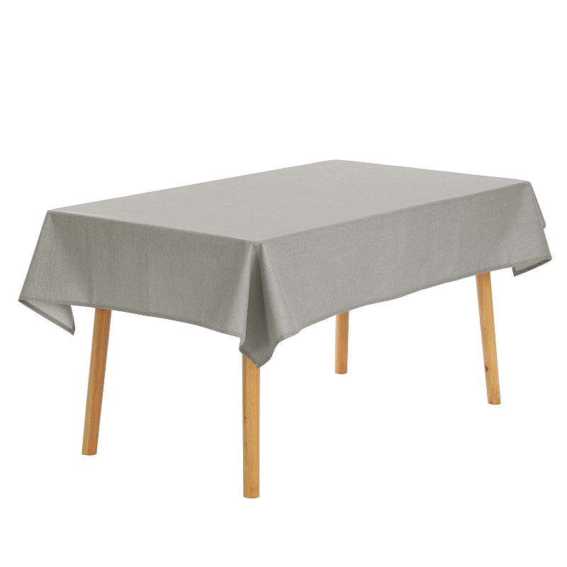 Rectangle Wrinkle-resistant Washable Polyester Linen Table Cover， 51 X 71