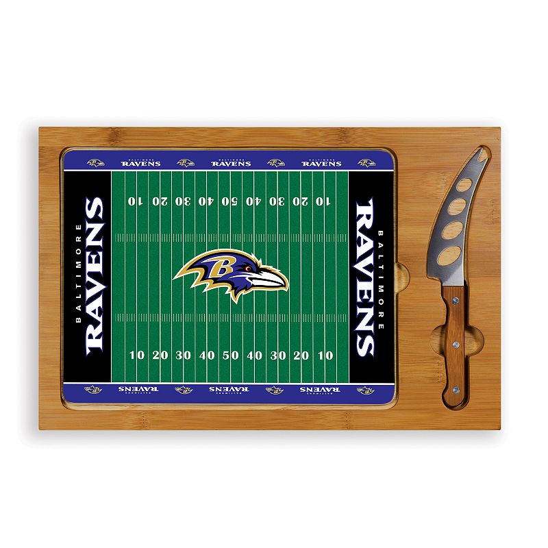 Picnic Time Baltimore Ravens Cutting Board Serving Tray