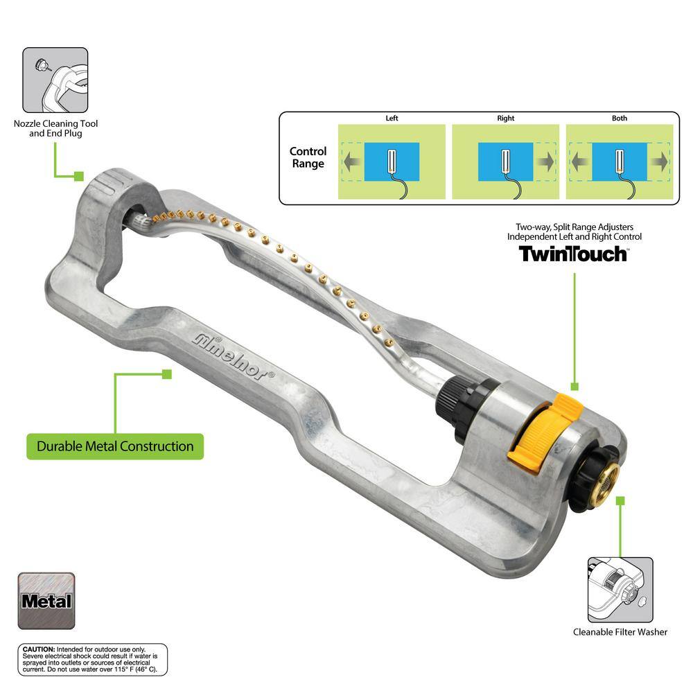 Melnor Premium Metal Oscillating Sprinkler 234-995