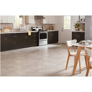 TrafficMaster Portland Stone Gray 18 in. x 18 in. Glazed Ceramic Floor and Wall Tile (348.8 sq. ft.  pallet) ULMK1818PL1PV