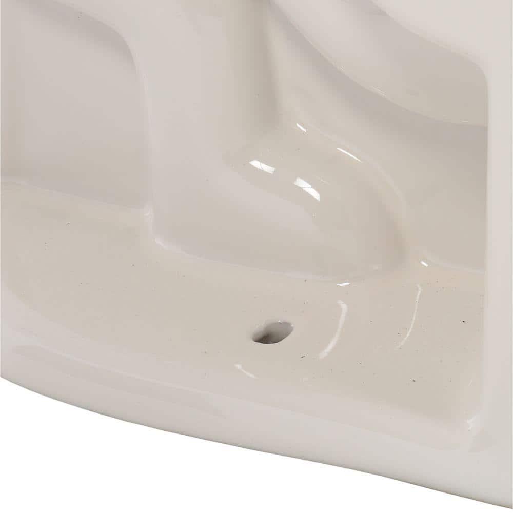 Glacier Bay 2piece 11 GPF16 GPF High Efficiency Dual Flush Elongated Toilet in Biscuit