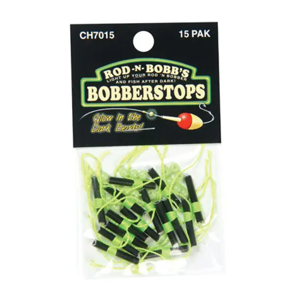 Rod-N-Bobb's 15-Pack Glow Beads Bobber Stops and Beads