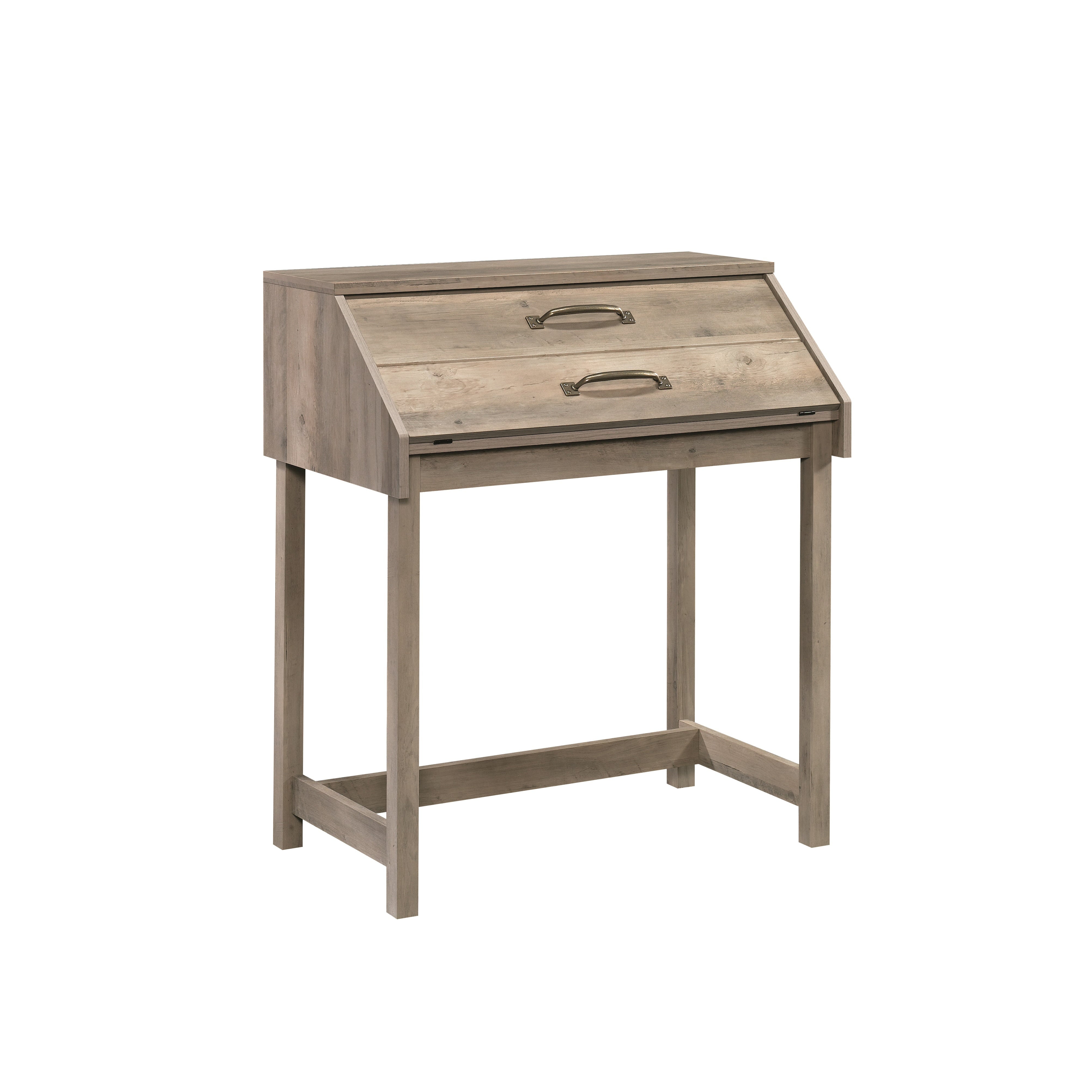 Better Homes & Gardens Modern Farmhouse Secretary Desk, Rustic Gray Finish