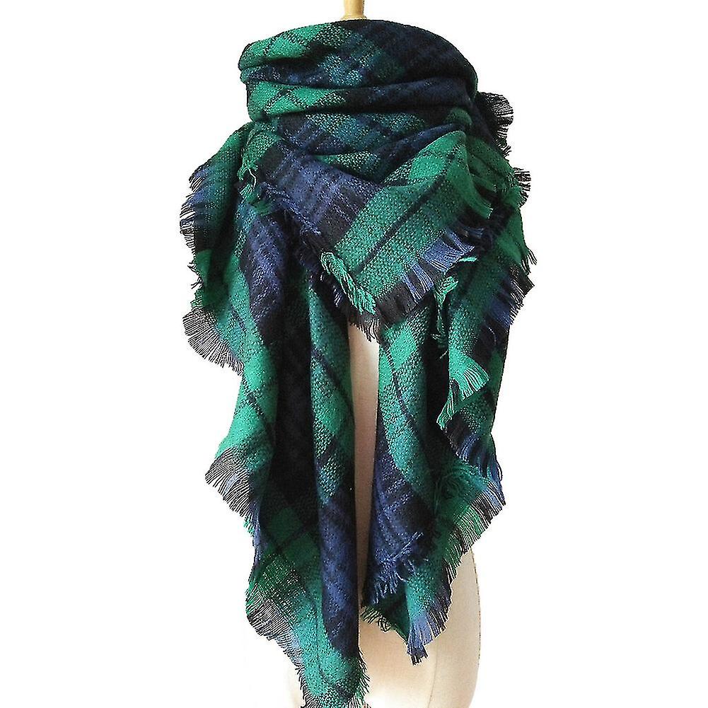 Winte Check Shawls Wraps For Women's