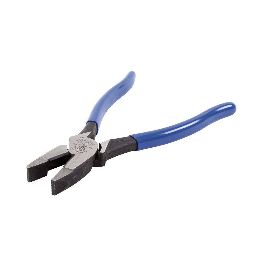 Klein Tools 9 in. 2000 Series High Leverage Side Cutting Pliers for Heavy Duty Cutting D2000-9NE