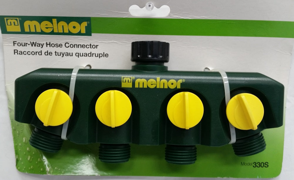 Melnor Four-Way Plastic Connector