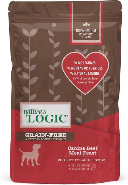 Nature's Logic Canine Beef Meal Feast Grain-Free Dry Dog Food