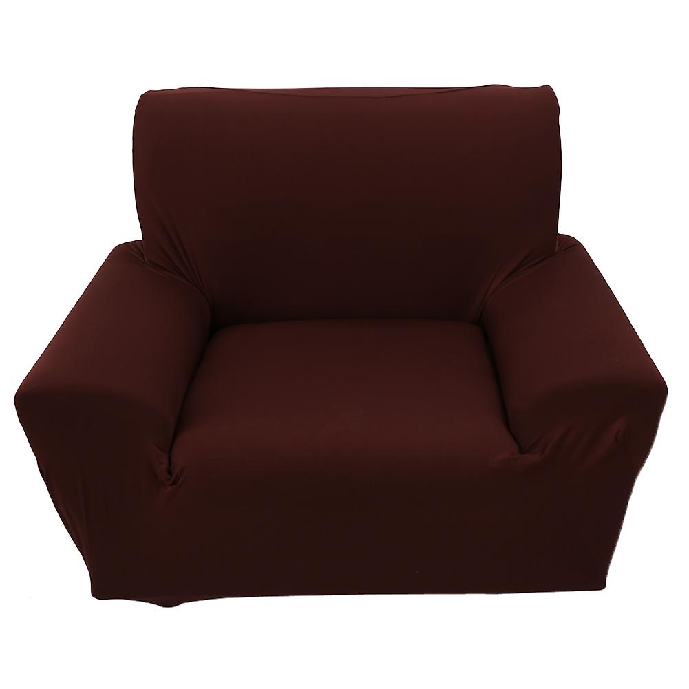 Soft Sofa Slipcover Stretch Sofa Cover Single Seat Type Couch Slipcover Brown