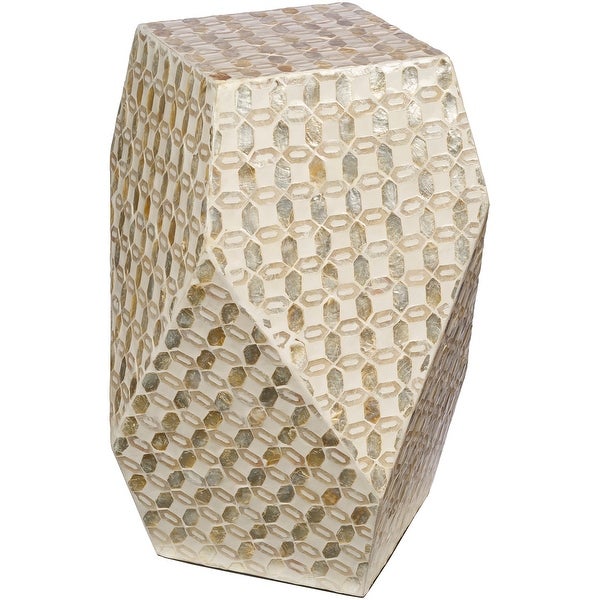 Artistic Weavers Huong Modern Abstract Shell End Table - 19