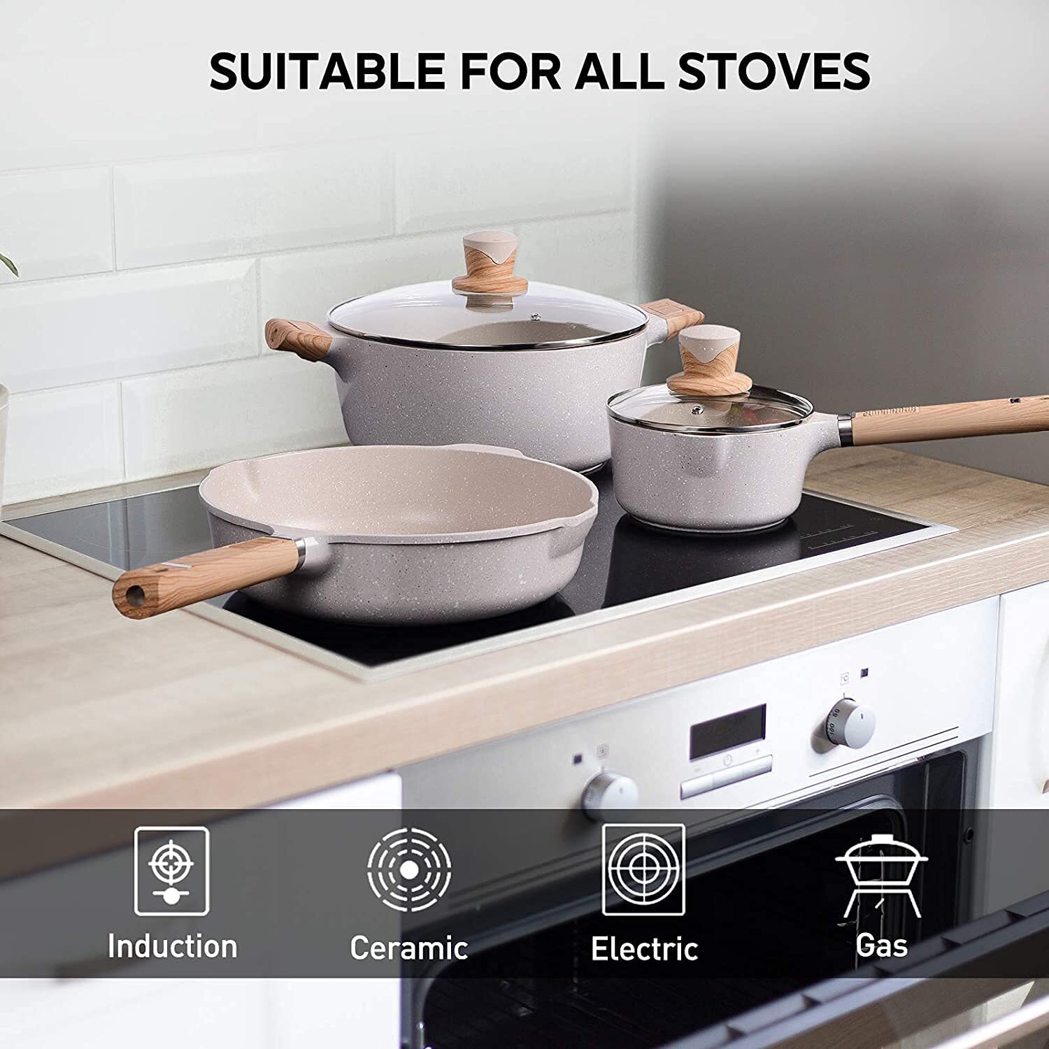 Pans and Pots Set Nonstick