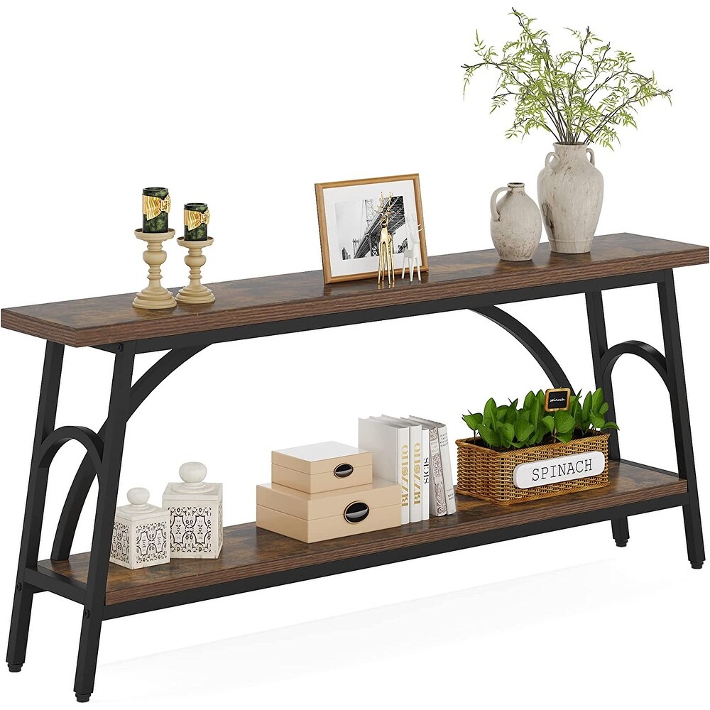 Extra Long Console Table 70.8 Inch Narrow Sofa Tables Entryway Table