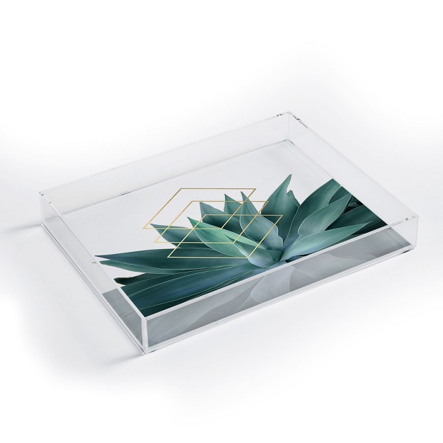 Gale Switzer Agave Geometrics Acrylic Tray Deny Designs