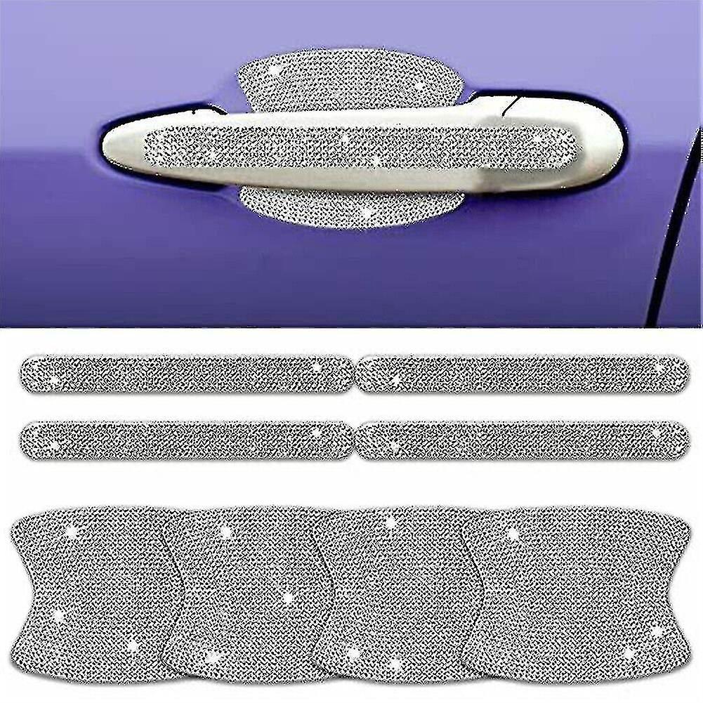 Diamond Door Handle Sticker (white 8pcs)