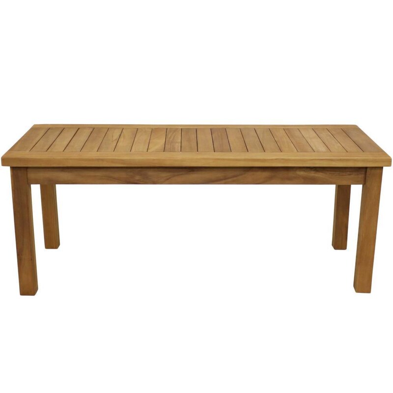 Ultimate Patio Wooden Teak Outdoor Coffee Table