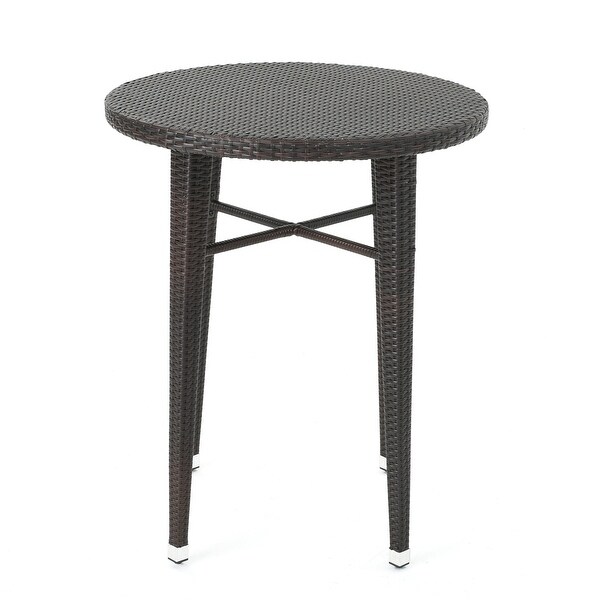 Rattan Round Bar Table