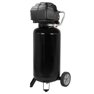 Husky 27 Gal. 200 psi Oil Free Portable Vertical Electric Air Compressor C271H.COM