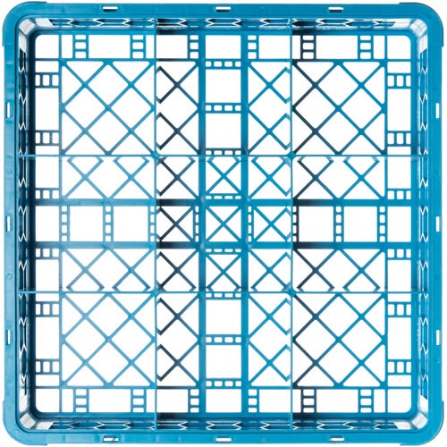 Carlisle RG914 OptiClean 9 Compartment Glass Rack 19.75