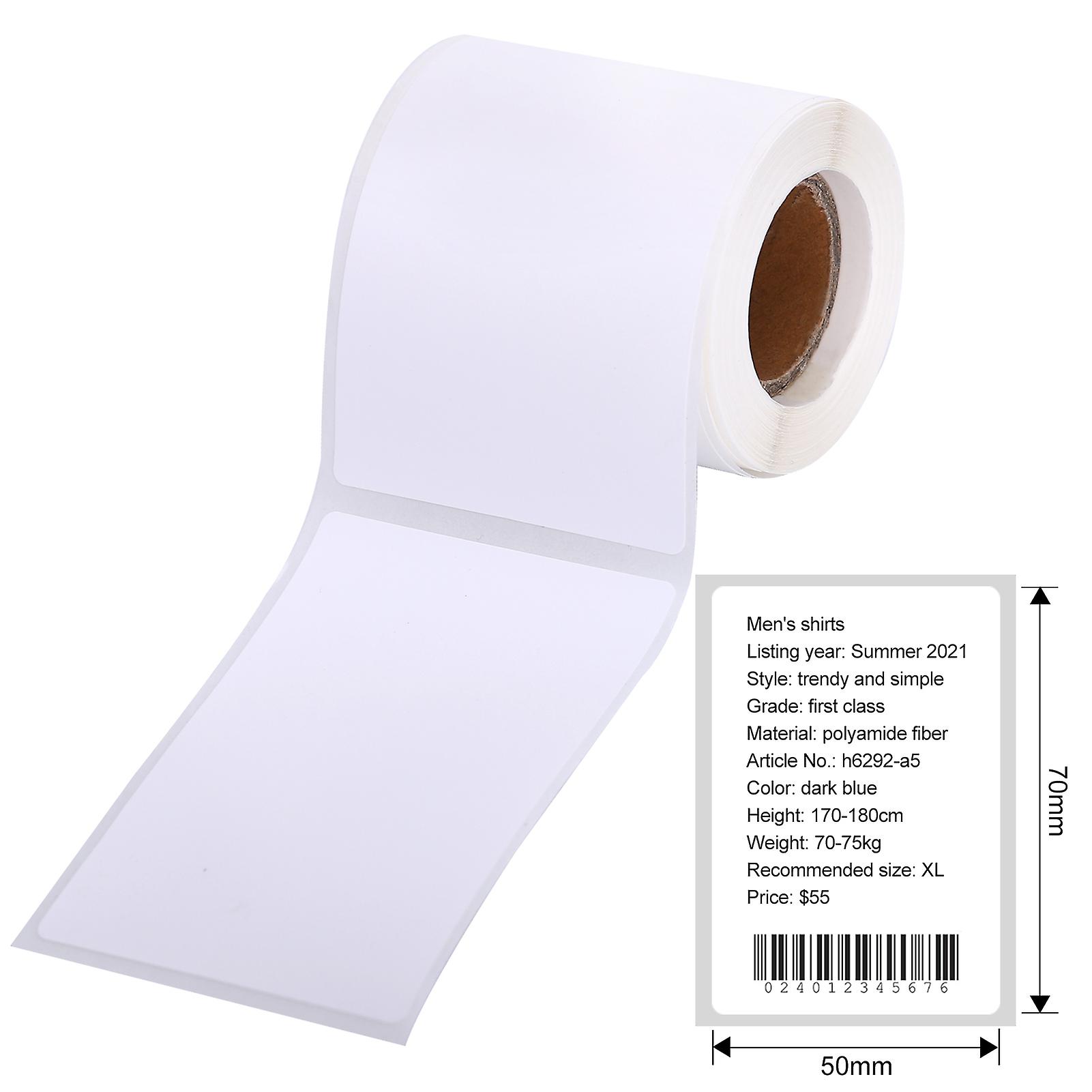 Label Printer Sticker Thermal Label Paper Self-adhesive Printable Paper Roll Waterproof Oil-proof Tear Resistant For Price Name Barcode Printing For D