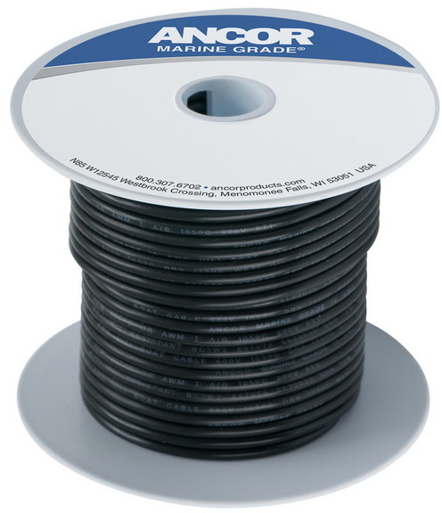 Ancor 106010 Wire 100'  12 Black Tinned Copper