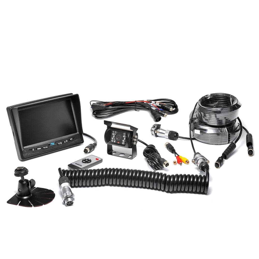 Backup Camera System with Trailer Tow Quick Connect Kit