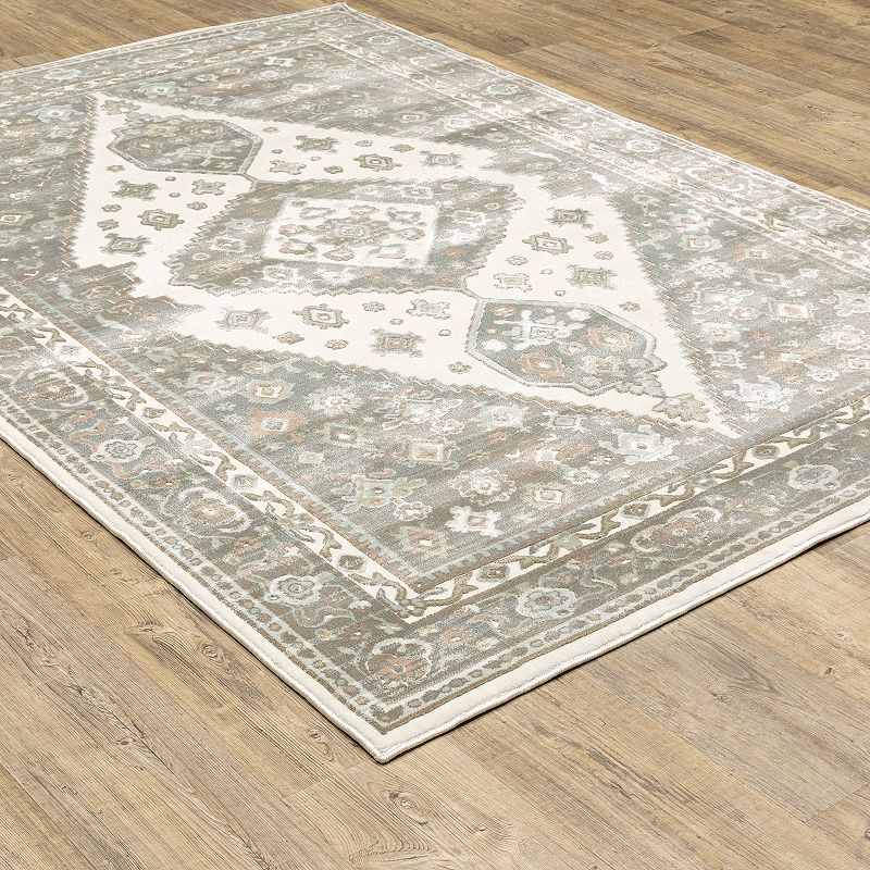 StyleHaven Camelia Traditional Medallion Area Rug