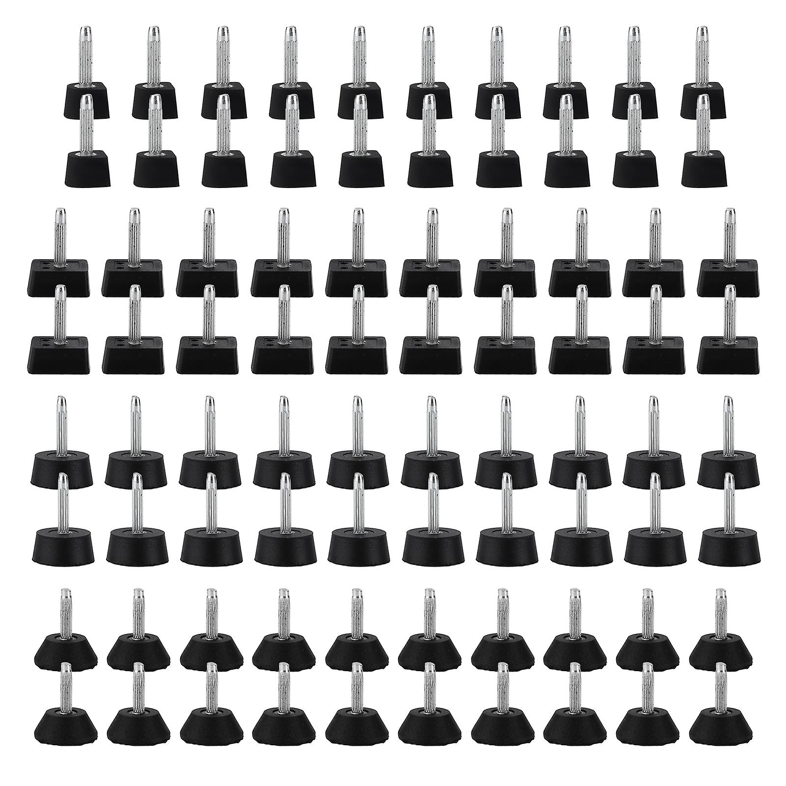 80pcs High Heel Tip Tpu Polyurethane Iron Mute Convenient Comfortable Shoes Repairing Accessories