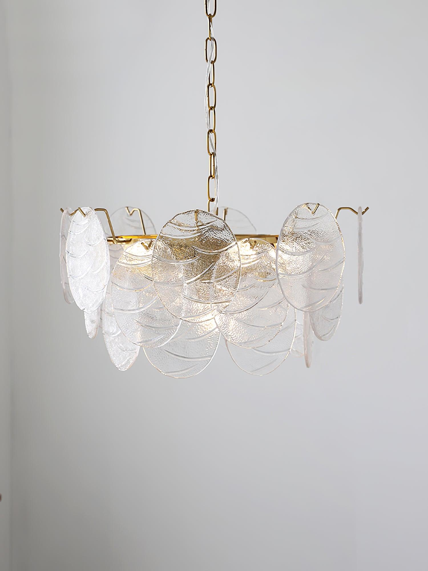 Glass Disc Chandelier