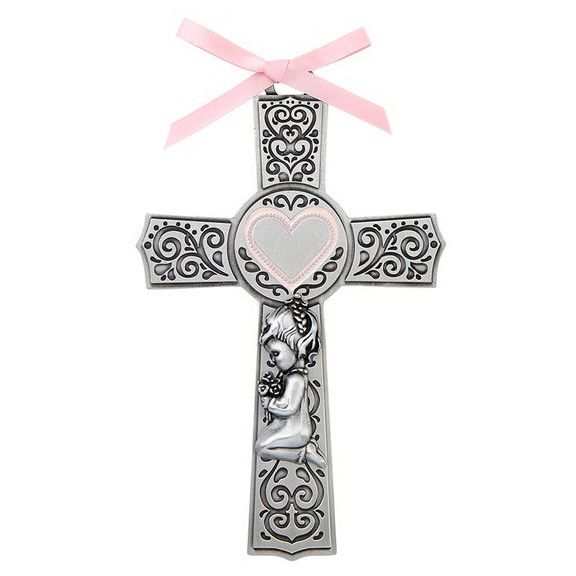 Berkander Praying Cross Crib Medal