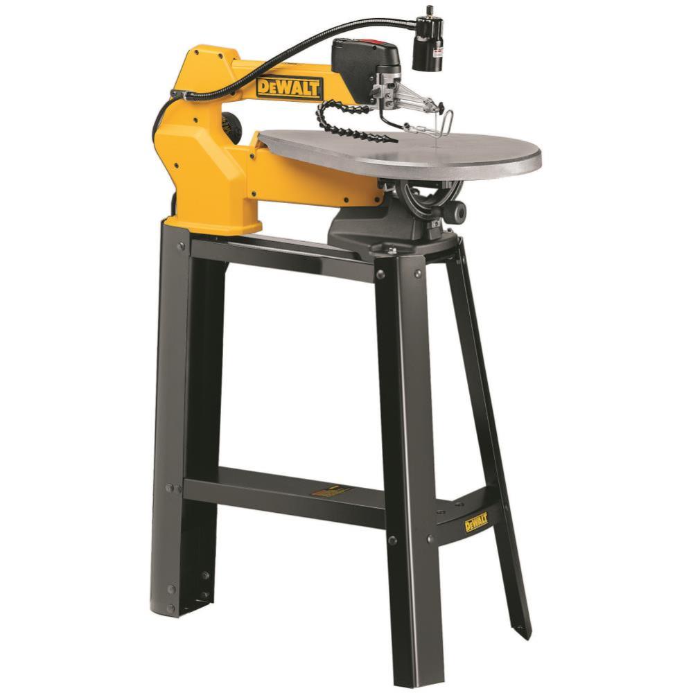 DEWALT HEAVY-DUTY 20 VARIABLE-SPEED SCROLL SAW (DW788) ;