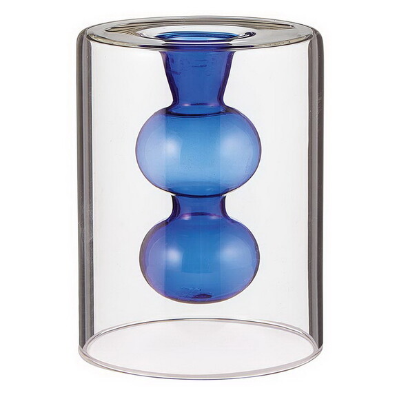 47th   Main DMR459 Cobalt Glass Candleholder