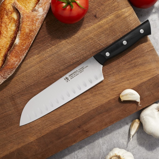 Henckels Dynamic 7 inch Hollow Edge Santoku Knife